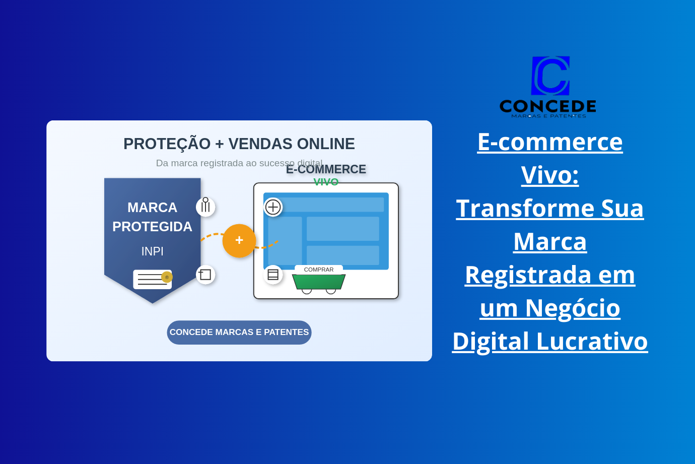 E-commerce Vivo: Transforme Sua Marca Registrada em um Negócio Digital Lucrativo